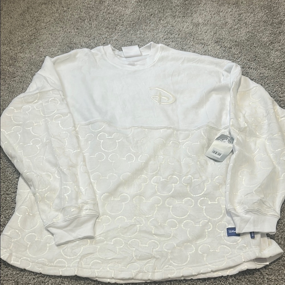Disney White Sweatshirt with Mickey Design